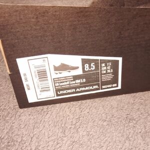 Under Armour Black Baseball Cleats